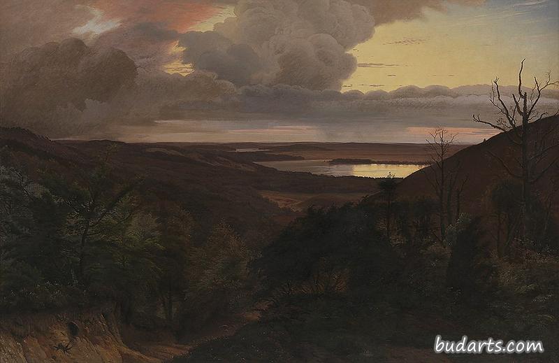 Late Evening near Himmelbjerget, Jutland