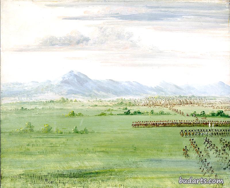 科曼奇勇士,带着白旗,迎接龙骑兵 科曼奇勇士,带着白旗,迎接龙骑兵