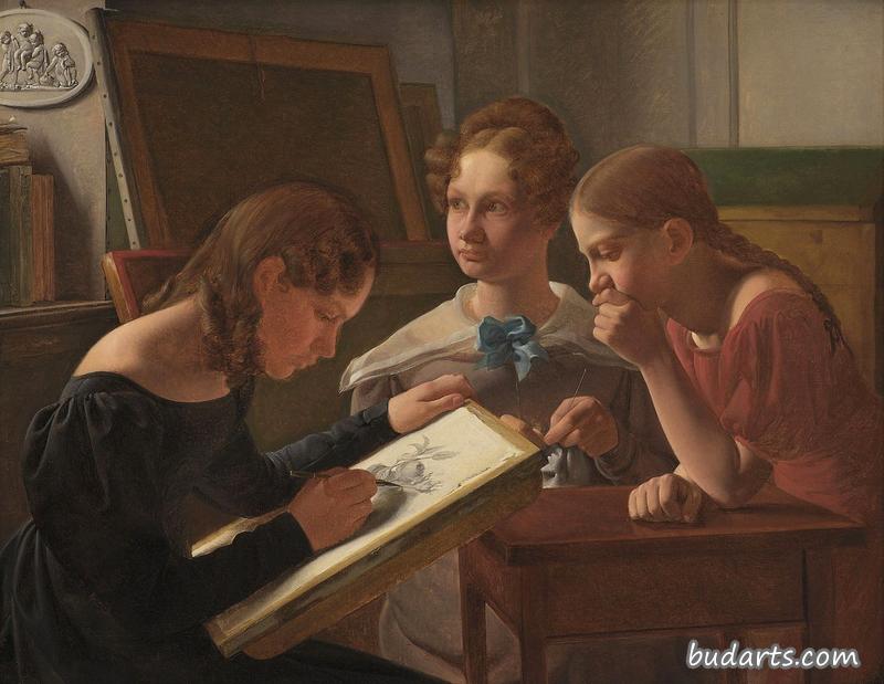 The Artist's Sisters: Alvilde, Ida and Henriette