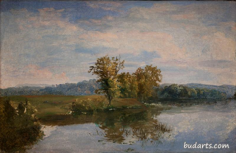 A View of Lake Vejl near Silkeborg, Jutland
