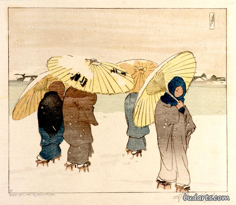 下雪天