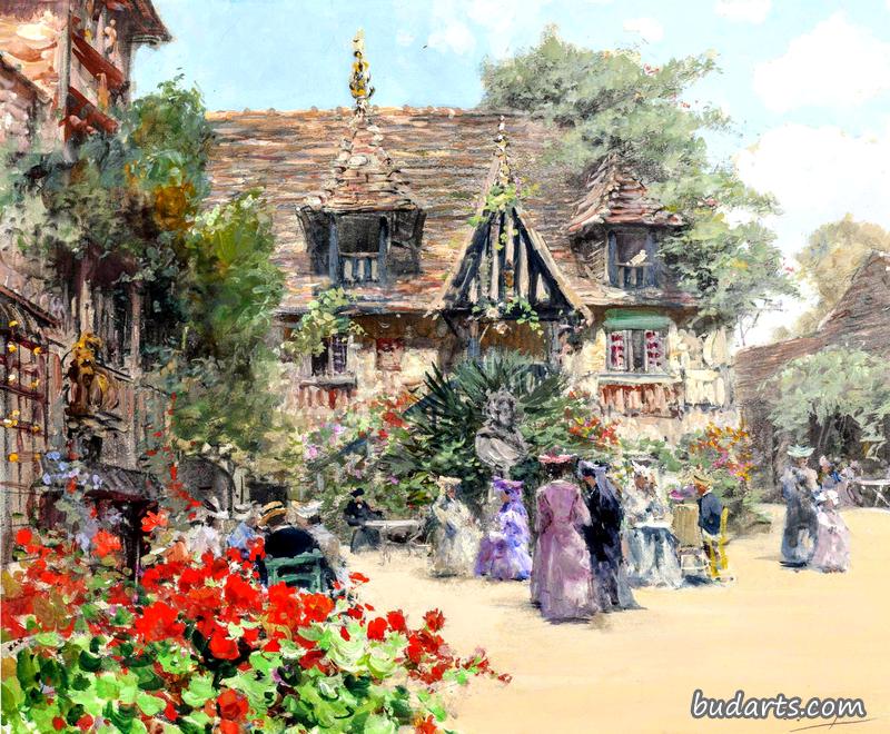 征服者威廉旅馆的花园