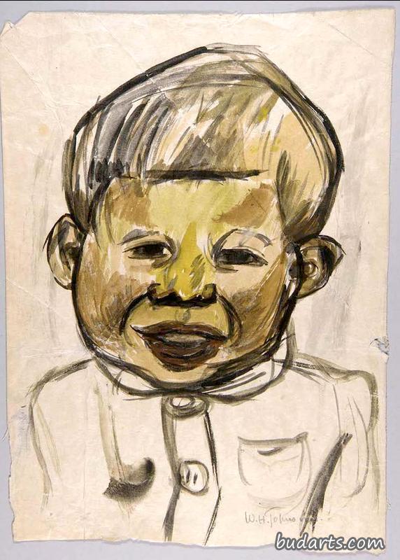 小男孩的画像