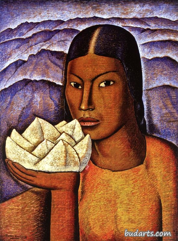 Mujer con Jícama