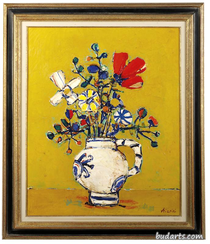 黄色背景鲜花