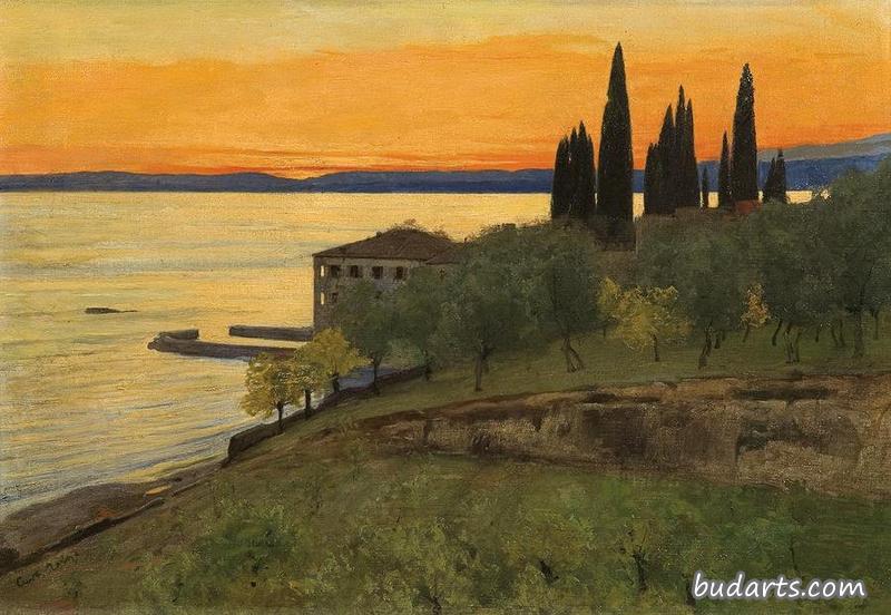 拉戈迪加尔达（San Vigilio）秋夜