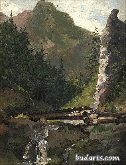 在山谷里，塔特拉山脉