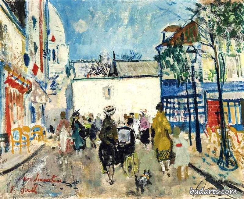 诺文街，蒙马特，1947年7月14日