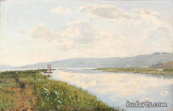 Summer day at Vejle Stream, Denmark