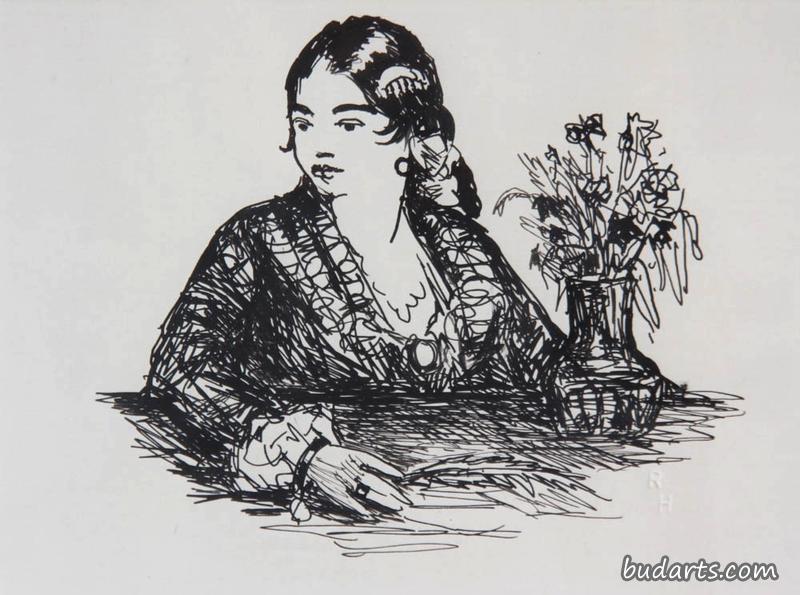 西班牙花瓶女人