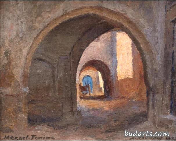 Alley at Menzel Temime, Tunisie