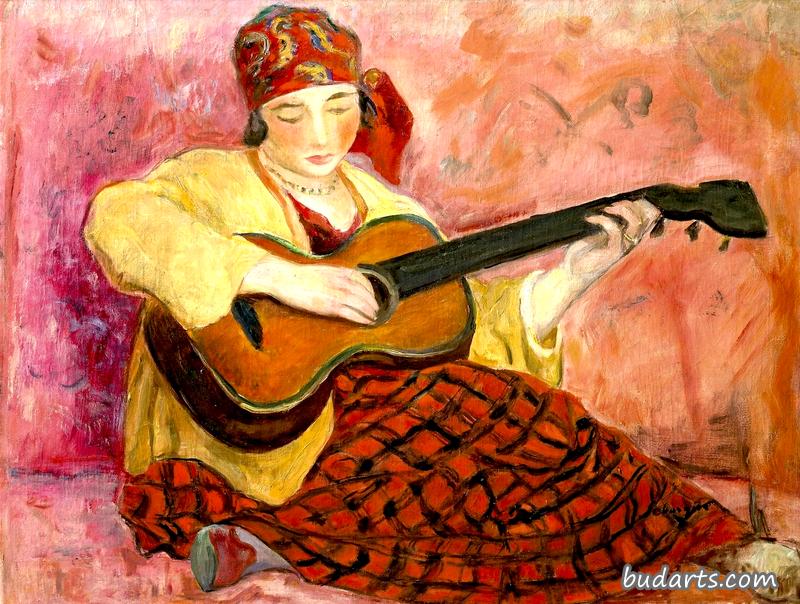 带吉他的女人（不）