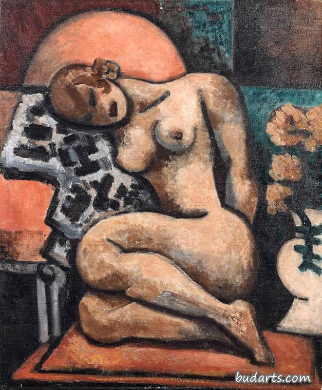 粉红色的扶手椅