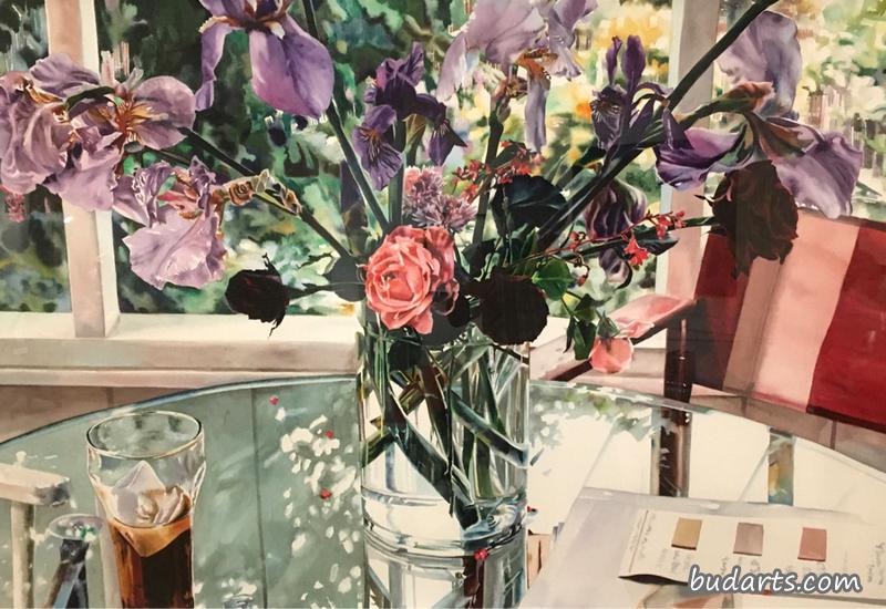 鸢尾花冰咖啡
