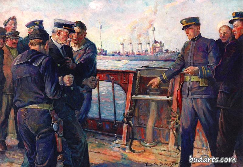 “屏住呼吸”,迅速插话,“上车吧,你可以带着武器和我们一起回家,” “屏住呼吸”,迅速插话,“上车吧,你可以带着武器和我们一起回家,”