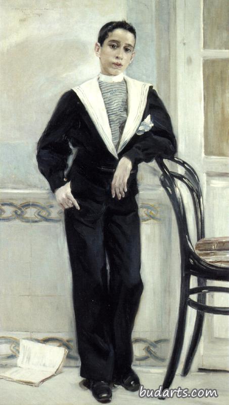 Portrait of Manuel Ramos Villegas, Full Legnth
