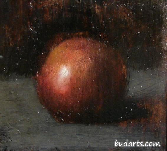 静物画：红苹果