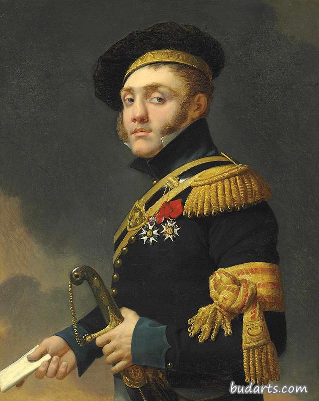 艺术家儿子的肖像，安托万-路易·雷格诺 (1788-1856)