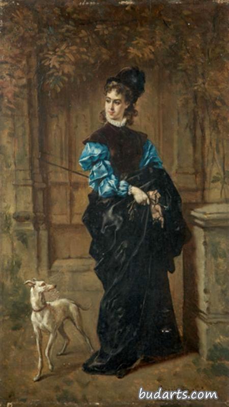 带狗的女士
