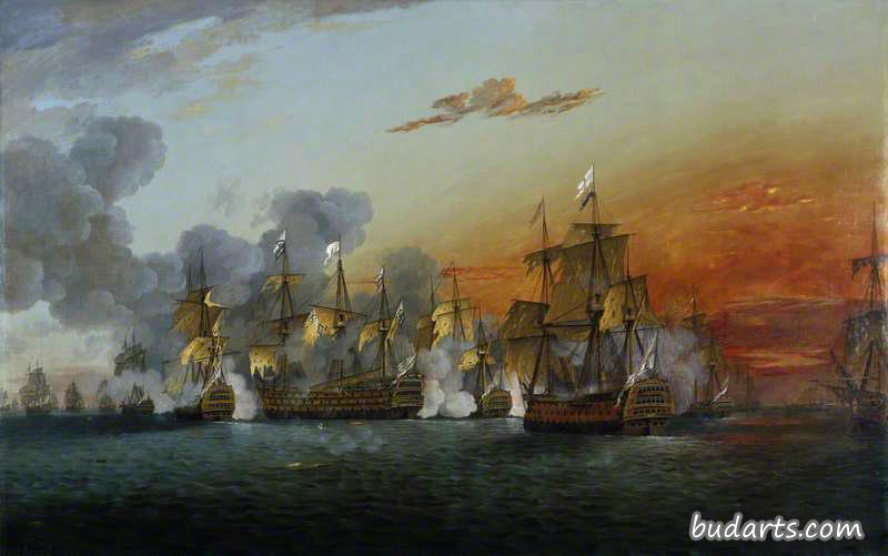 桑特海峡战役，1782年4月12日