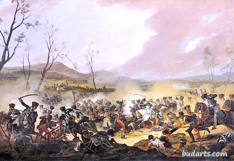 1814年2月27日英国骑兵在奥思兹战役中的最后冲锋 1814年2月27日英国骑兵在奥思兹战役中的最后冲锋