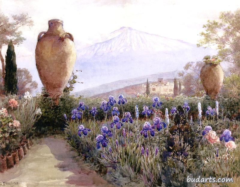 维苏威火山的意大利花园