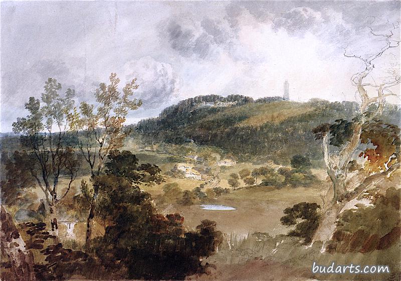 北起方山修道院,与方山吉福德村;习作 北起方山修道院,与方山吉福德村;习作