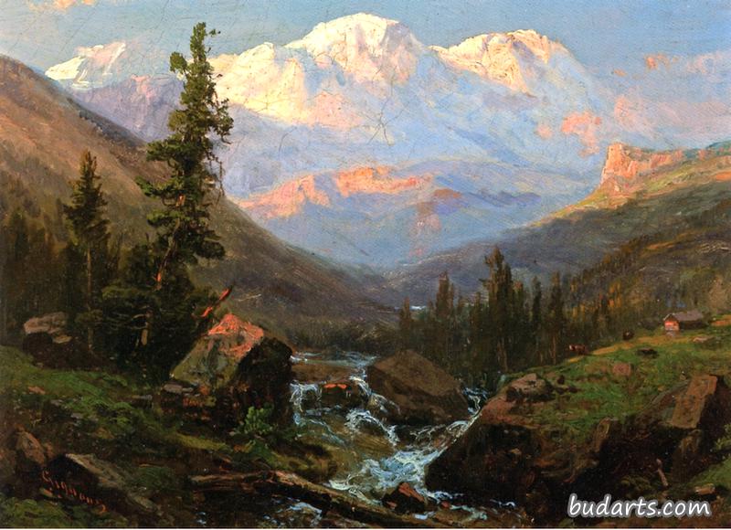 阿尔卑斯山风景