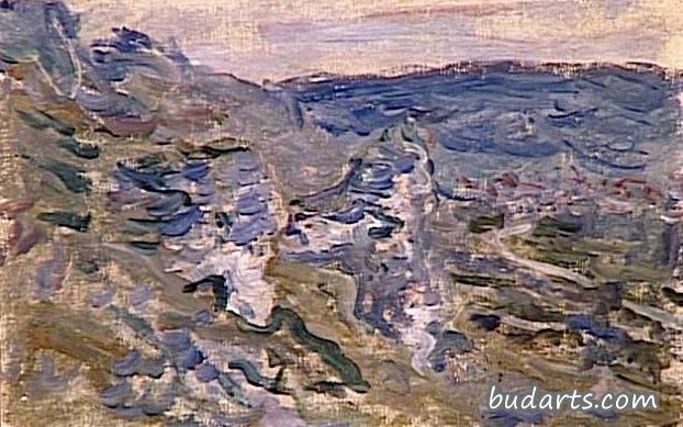 Les coteaux pres de Vetheuil (Rocky Landscape near Vetheuil)