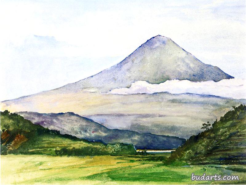 从藤川看富士山
