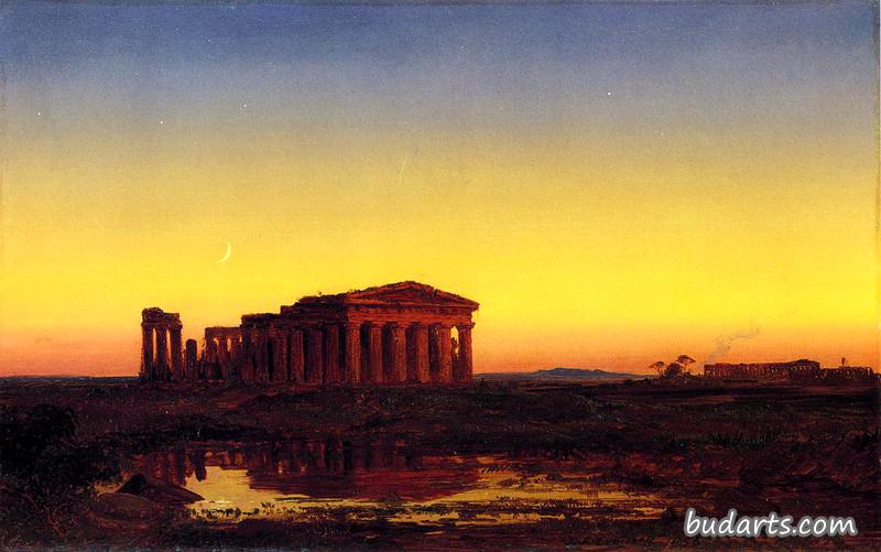 Evening at Paestum