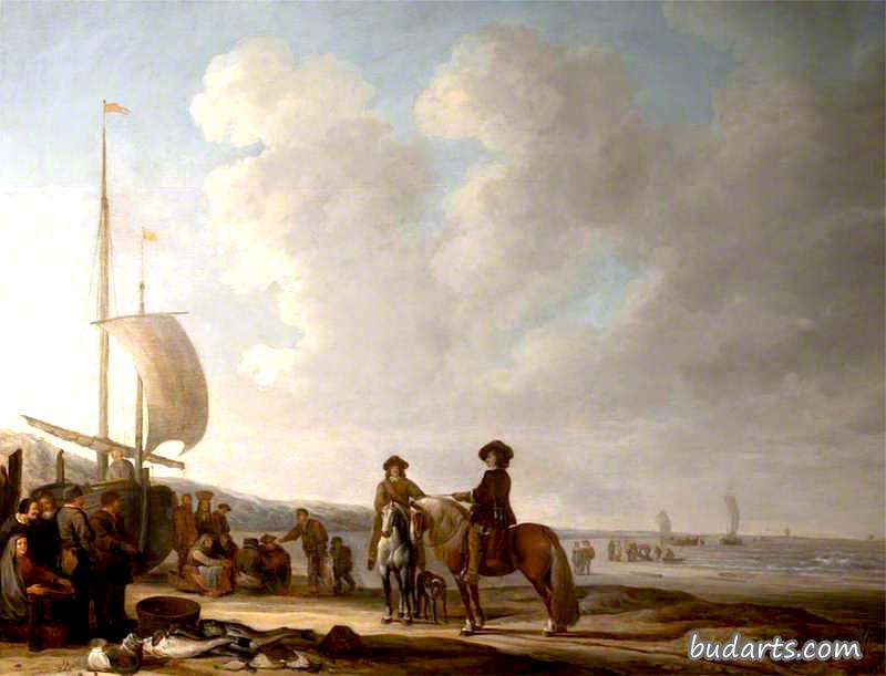 The Beach at Katwijk, South Holland, Netherlands