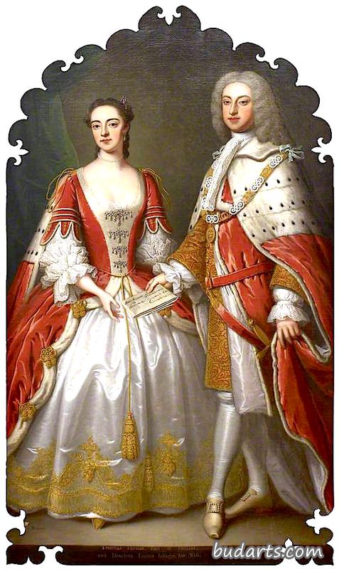 第一任鲳鱼伯爵托马斯·费尔莫尔和鲳鱼伯爵夫人亨丽埃塔·路易莎
