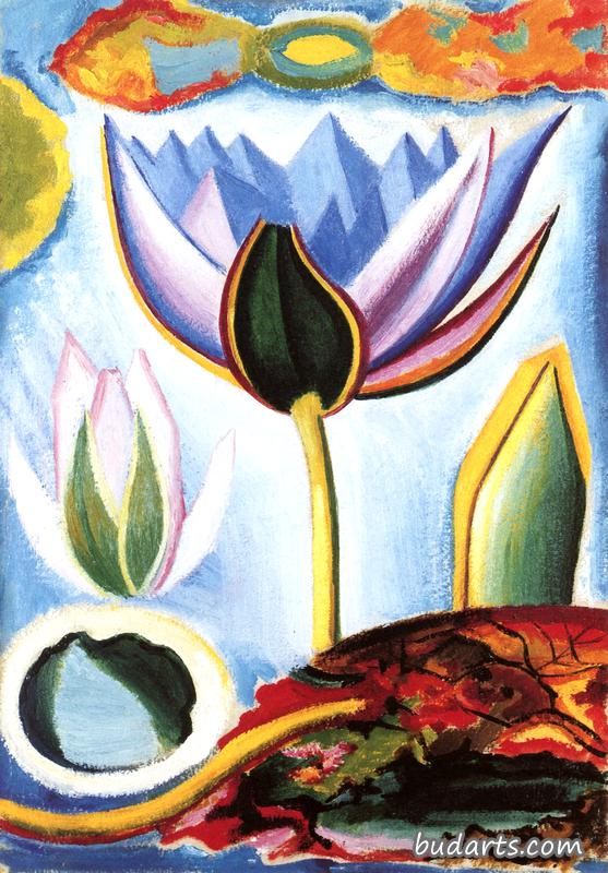 热带花