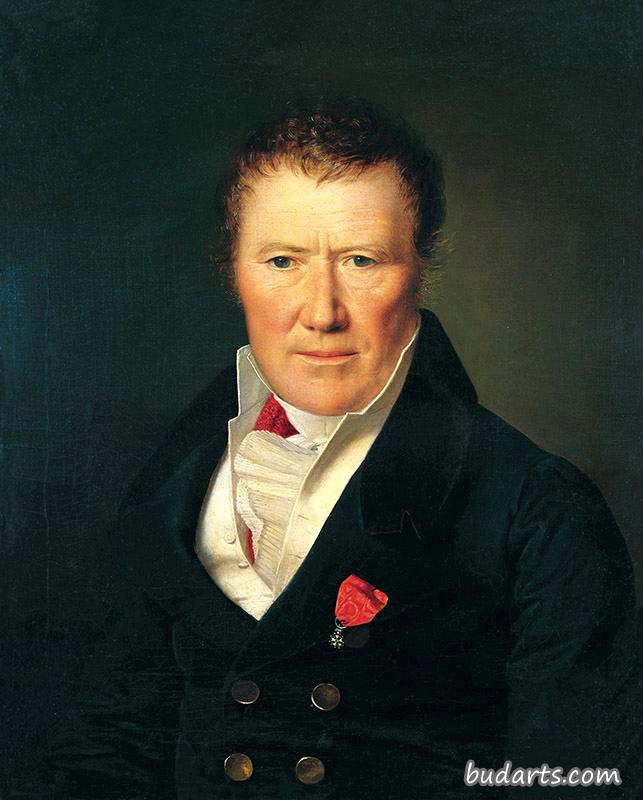 建筑师查尔斯·德·莫罗 (Charles de Moreau) 的肖像 建筑师查尔斯·德·莫罗 (Charles de Moreau) 的肖像