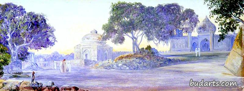 旧德里平原上的穆苏尔曼墓