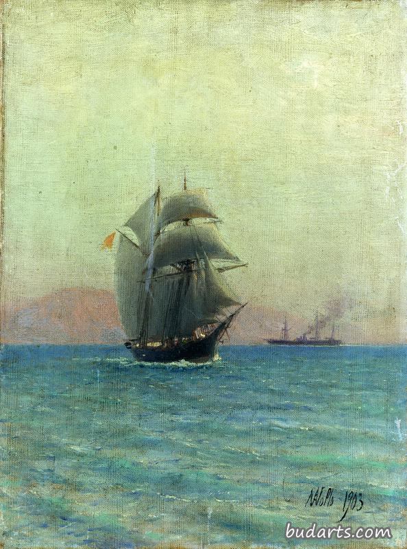希腊海岸外