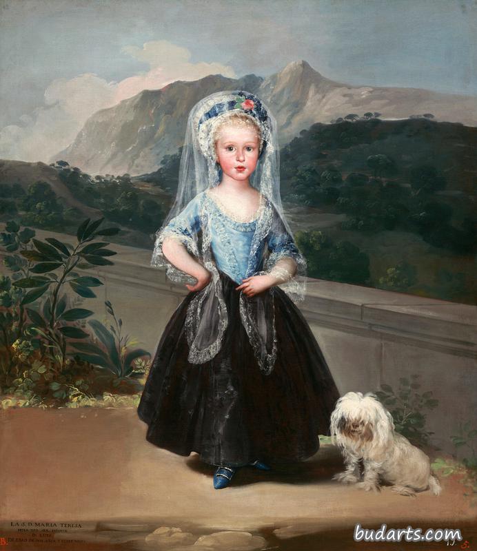 Maria Teresa de Borbon y Vallabriga, later Contesa de Chinchon