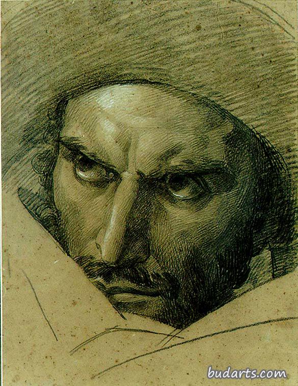 Head of F. Ravaillac - study