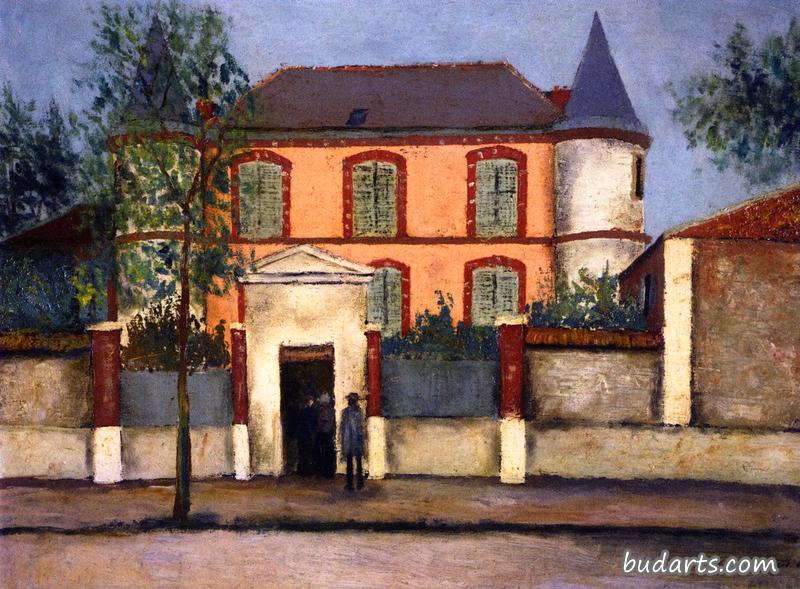 The Little Pink Chateau of Asnieres (Hauts-de-Seine)