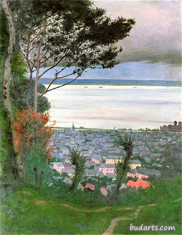 View of Honfleur, Evening