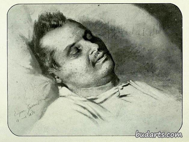 巴尔扎克的死后画像