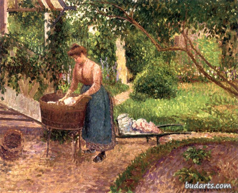 Laundress at Eragny