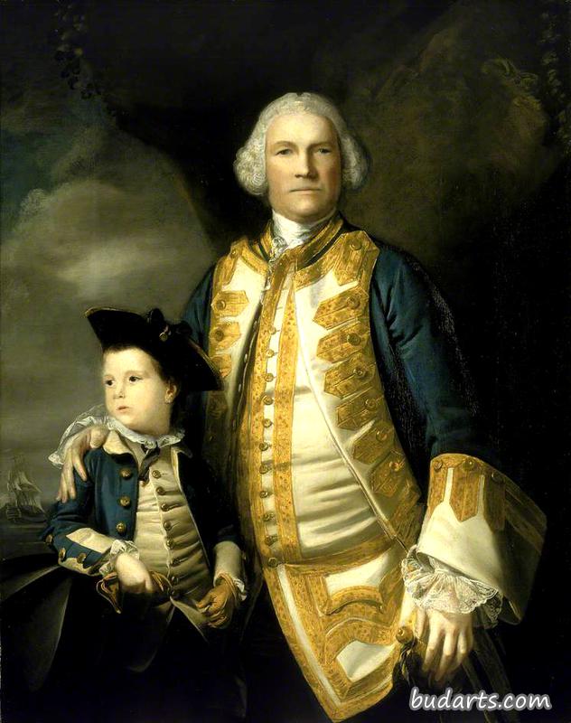 弗朗西斯·霍尔伯恩上将和他的儿子