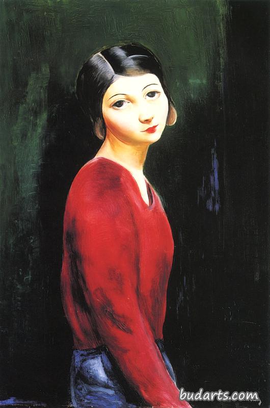 红衣女子