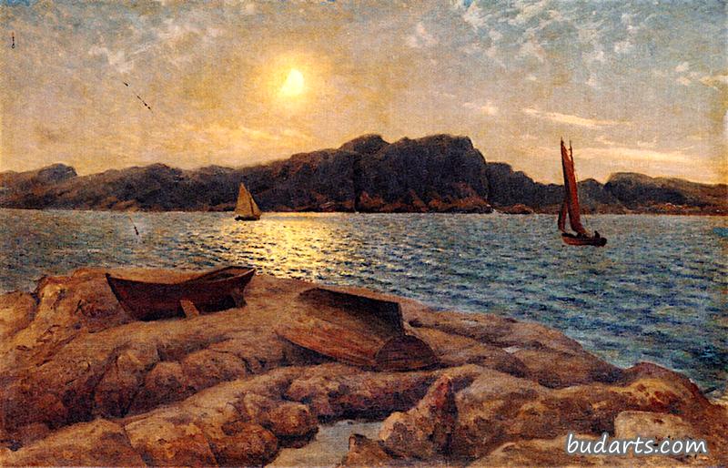 海湾日落