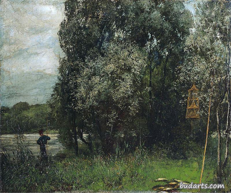 Fisherman on the Rhyne