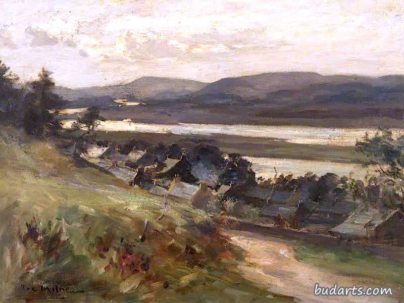 Mugdrum Island from above Newburgh