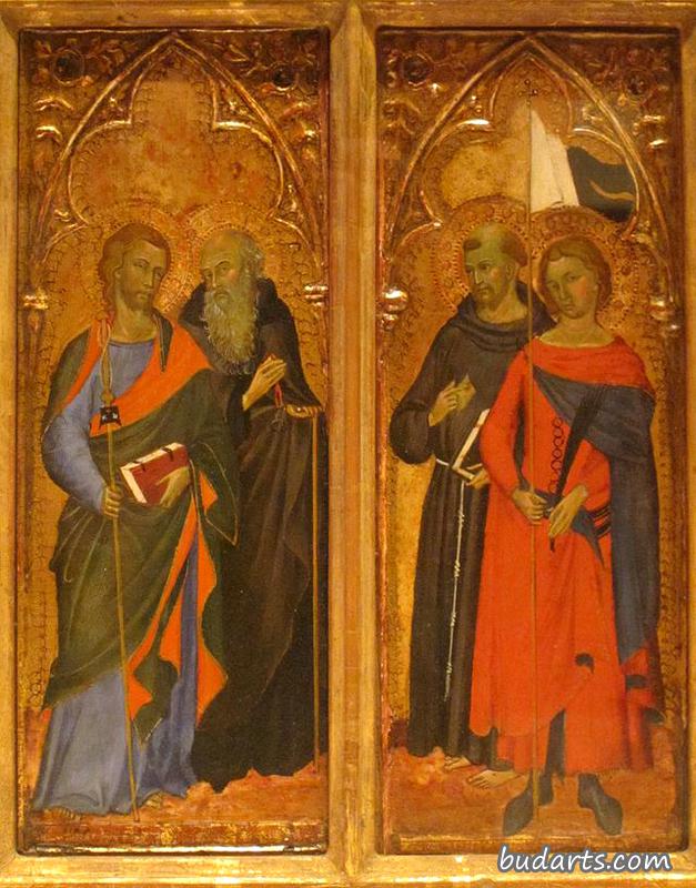 圣詹姆斯，安东尼修道院院长，弗朗西斯和安萨努斯