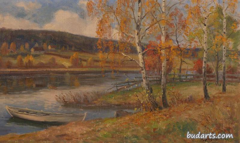Autumn at Bondivannet (Høst ved Bondivannet, Asker)